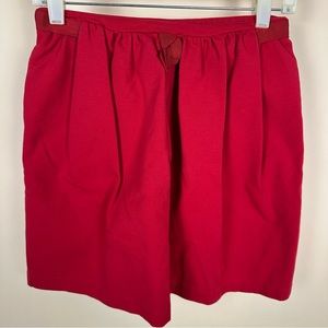 Lands’ End Skort, red, girls size 14
